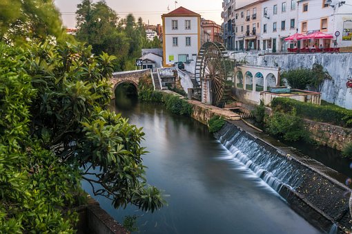 Torres Novas City, Portugal, Rio, Water
