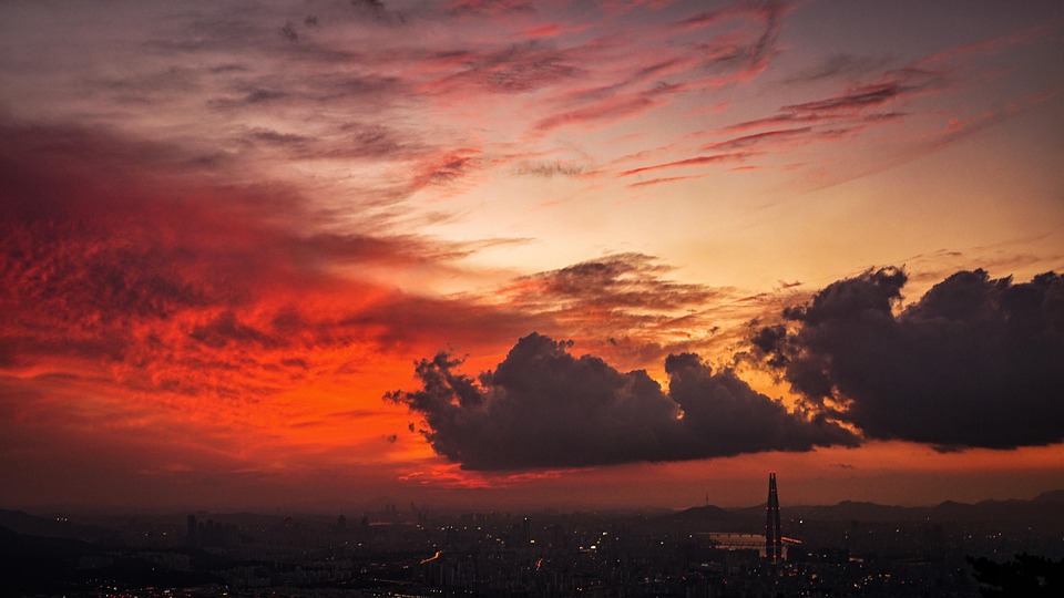 glow cloud sunset free photo on pixabay