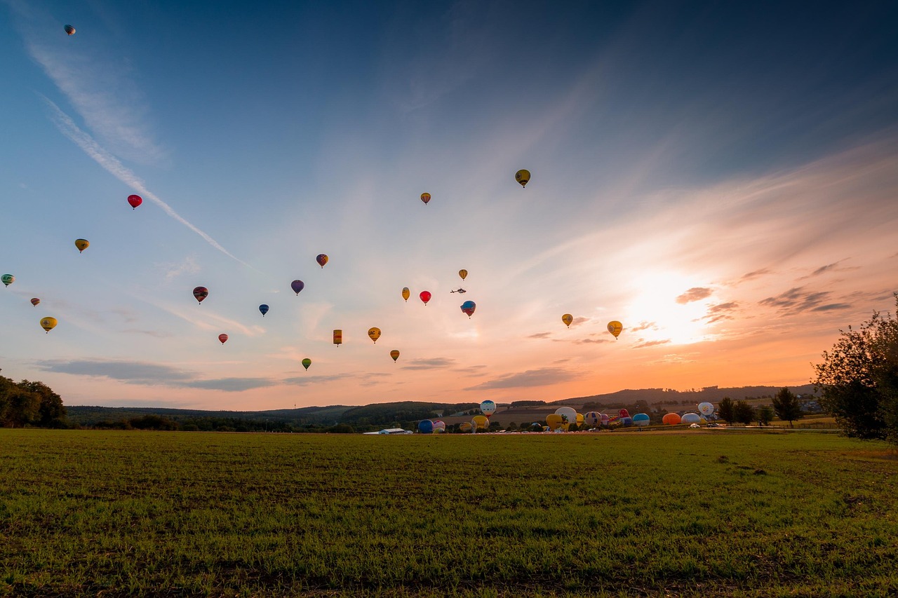 Hot Air Balloon - free online jigsaw puzzle photo
