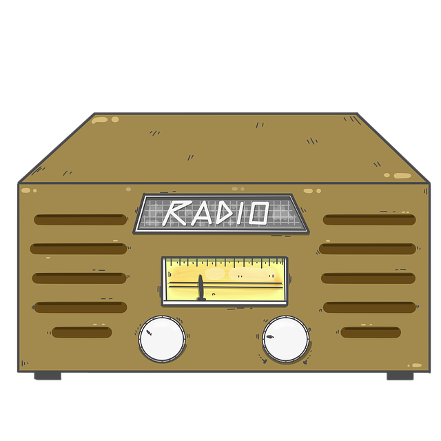 Free radio vintage re illustration
