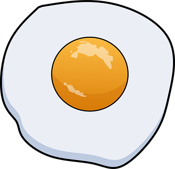 Ou, Omletă, Partea Însorită Sus
