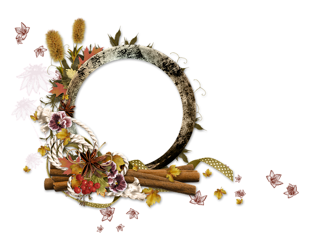 Free autumn cluster empty illustration