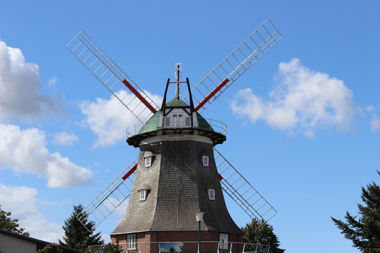 Windmill - free online jigsaw puzzle photo