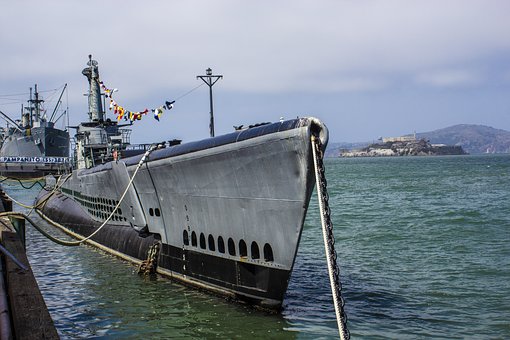 Submarino, Embarcacion, Agua, Marina