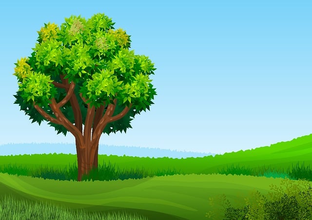 Free landscape sky nature illustration