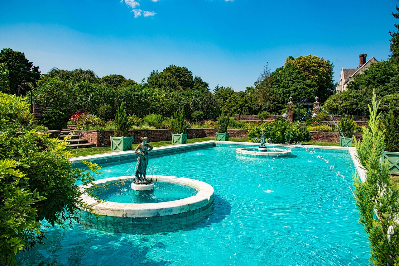 Fountain Garden Estate Summer Free photo on Pixabay Pixabay