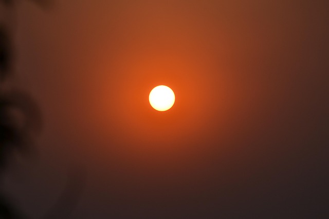Sol, Solnedgang, Rød