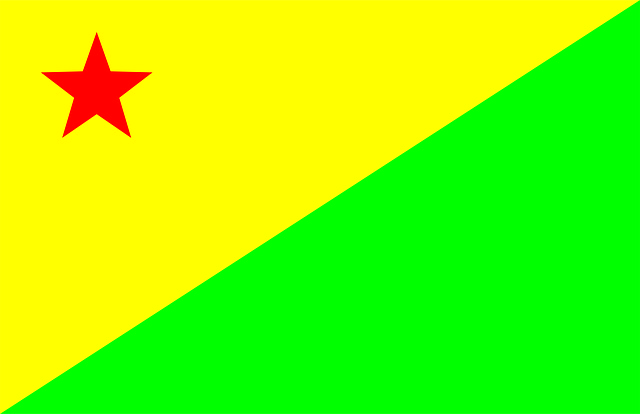 Free flag state acre illustration