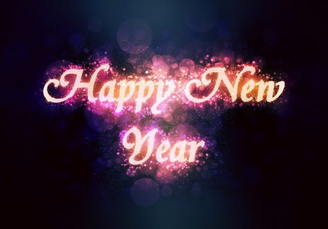 Free new year celebration festive illustration
