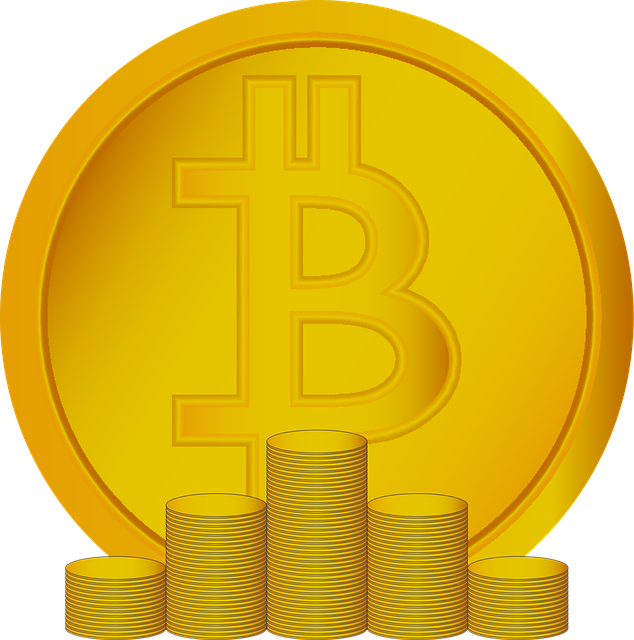 Free bitcoin coin money vector