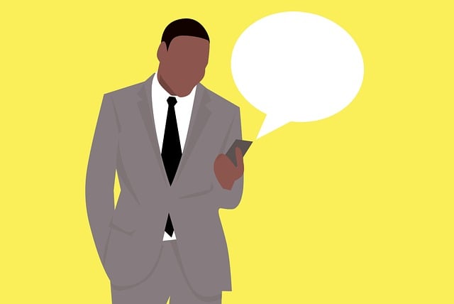 Free message application blank illustration