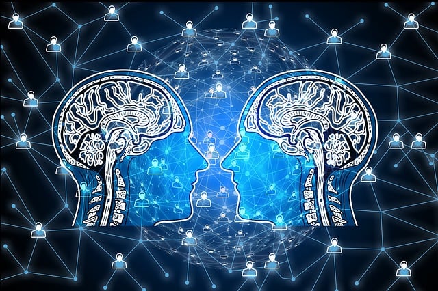 Free artificial intelligence brain think illustration
