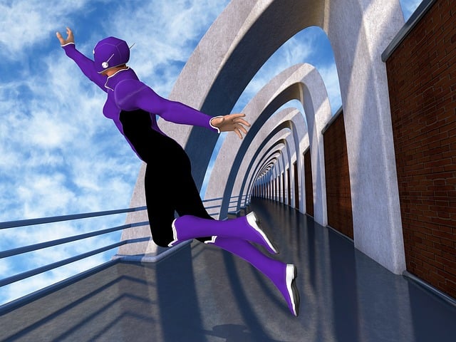 Free superhero supergirl superwoman illustration