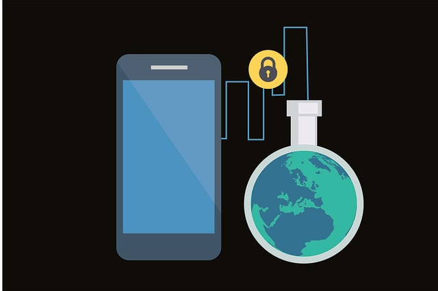 Free medial data security illustration