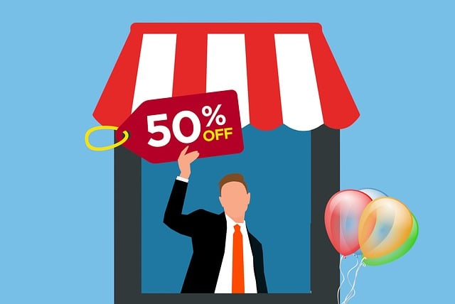 Free sale discount shop illustration