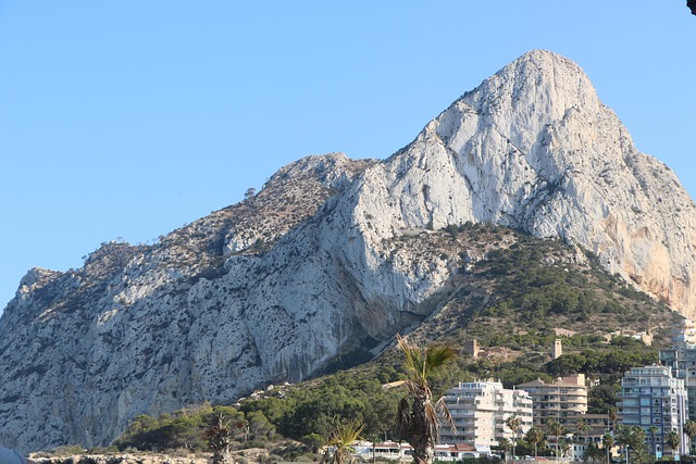 Berg, Gebäude, Haus, Natur, Himmel, Blau
