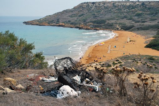 Ramla, Gozo, Malta, Strand, Sandet