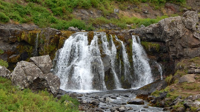 Free Waterfall Iceland photo and picture