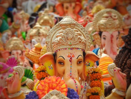 Herre Ganesha, Ganapati, Statue, Avguder