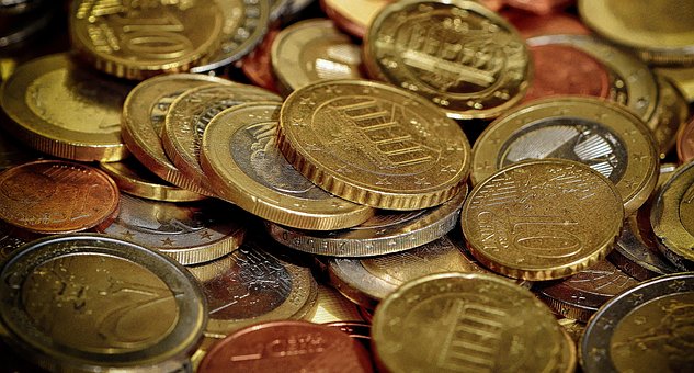Multa 15 euros Euros, Monedas esparcidas