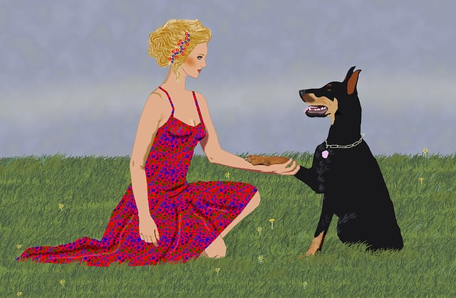 Free Pretty Blonde Woman Sundress illustration and picture