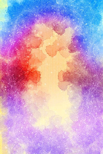 Free background colorful watercolor illustration