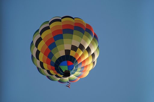 Heißluftballon, Ballonfahrt, Schweben
