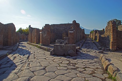 Pompeje, Itálie, Starožitný, Roman