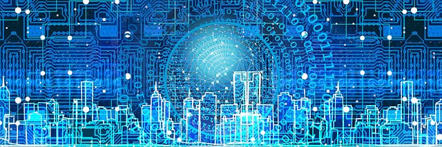 Free web network programming illustration