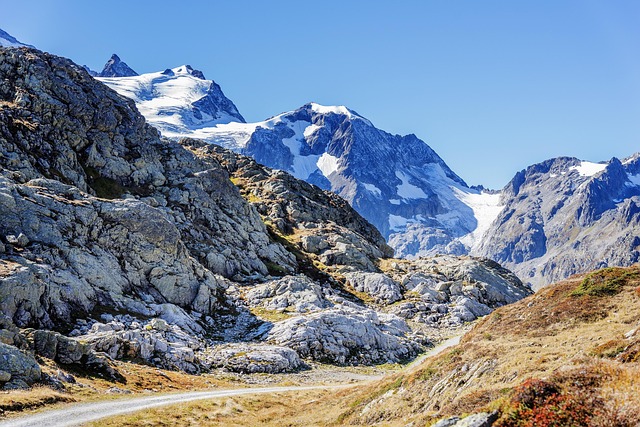 Alperne, Bjerge, Schweiz, Gletscher