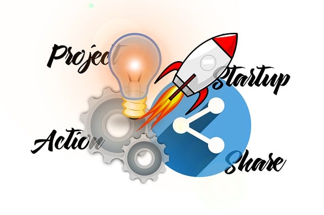 Free founding establishing a business project illustration