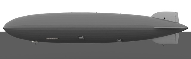 Free hindenburg zeppelin airship illustration