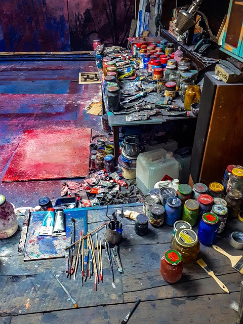 Farben, Paints, Kunst, Workshop, Atelier