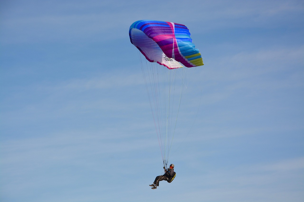 Paragliding-Paraglider - free online jigsaw puzzle photo