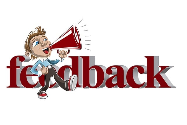 Free office feedback exchange of ideas illustration
