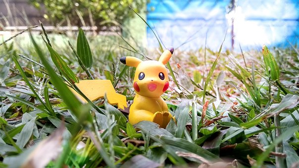 미니어처, Pikachu, 포케몬, 캐릭터, 취미, 장난감, 재미있는