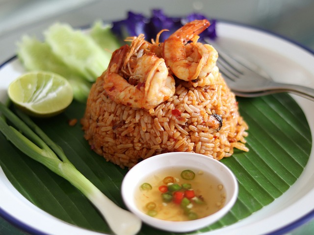ข้าวผัดต้มยำกุ้ง, อาหารไทย, กุ้ง