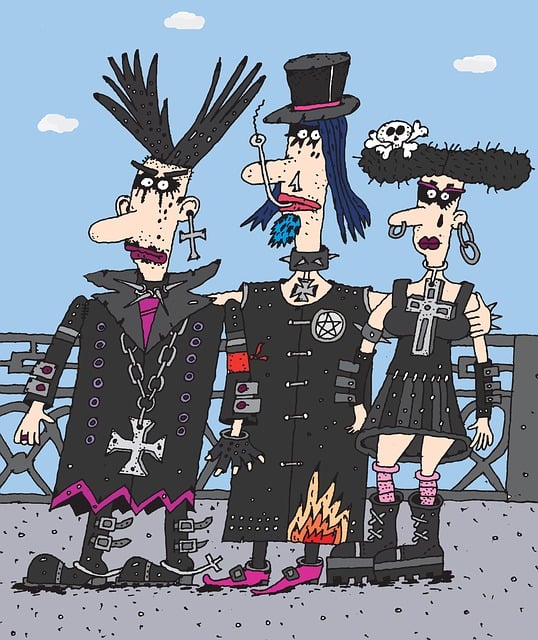 Punk, Goths, Gothic, Party, Subculture