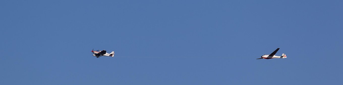Fliegen, Flugzeug, Segelfliegen, Himmel