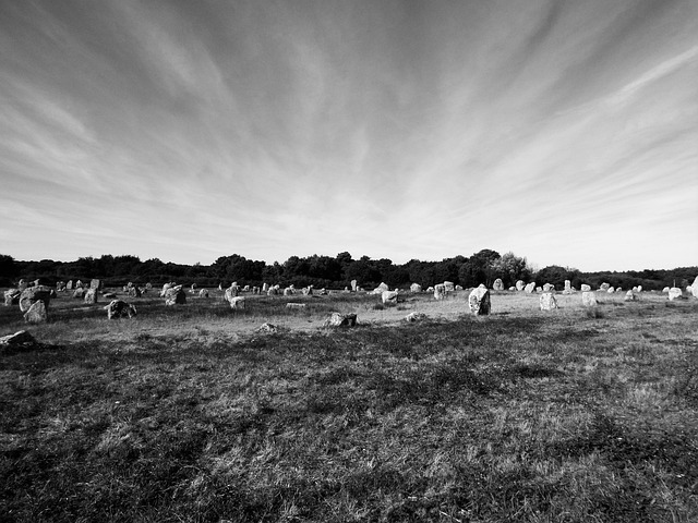Free Menhirs Alignments Of The Megalithic photo and picture