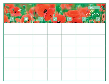 Calendario, Plantilla De Calendario