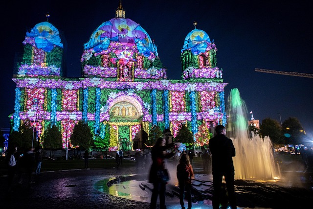 Free Berlin Berlin Lights Up photo and picture