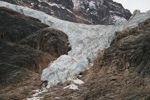 Edith Cavall, Alberta, Canada, Gletsjer