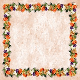 Free Floral Border illustration and picture