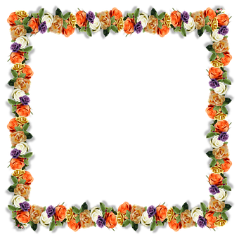 Free Floral Border illustration and picture