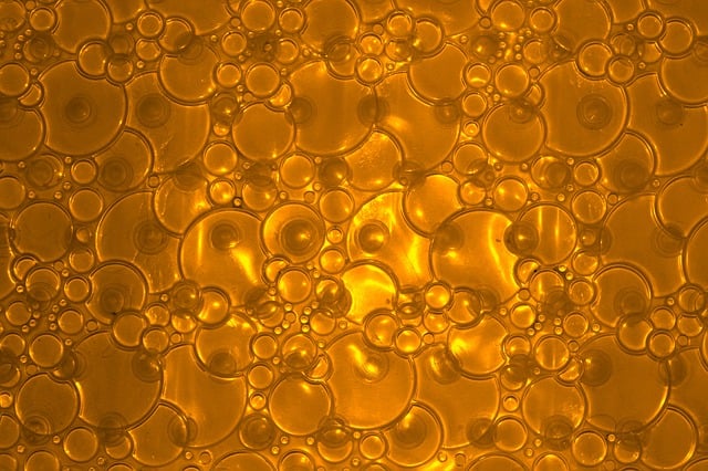 Free bubbles circles template illustration