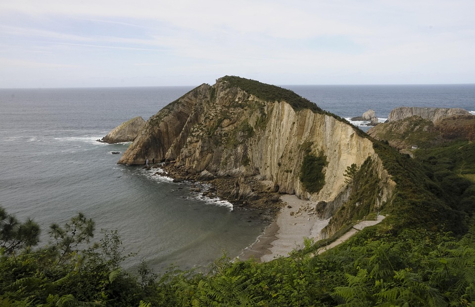 Costa, Playa, España, Asturias, Mar, Punto De Vista