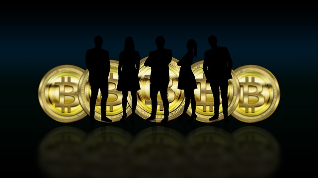 Free bitcoin business currency illustration