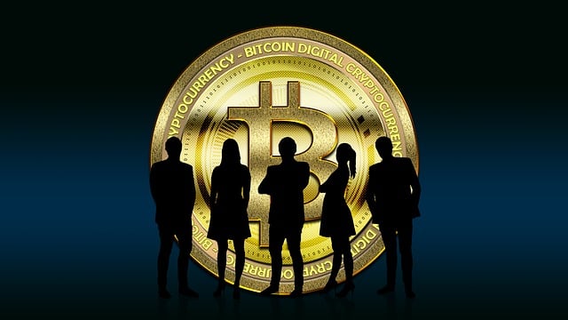 Free bitcoin business currency illustration