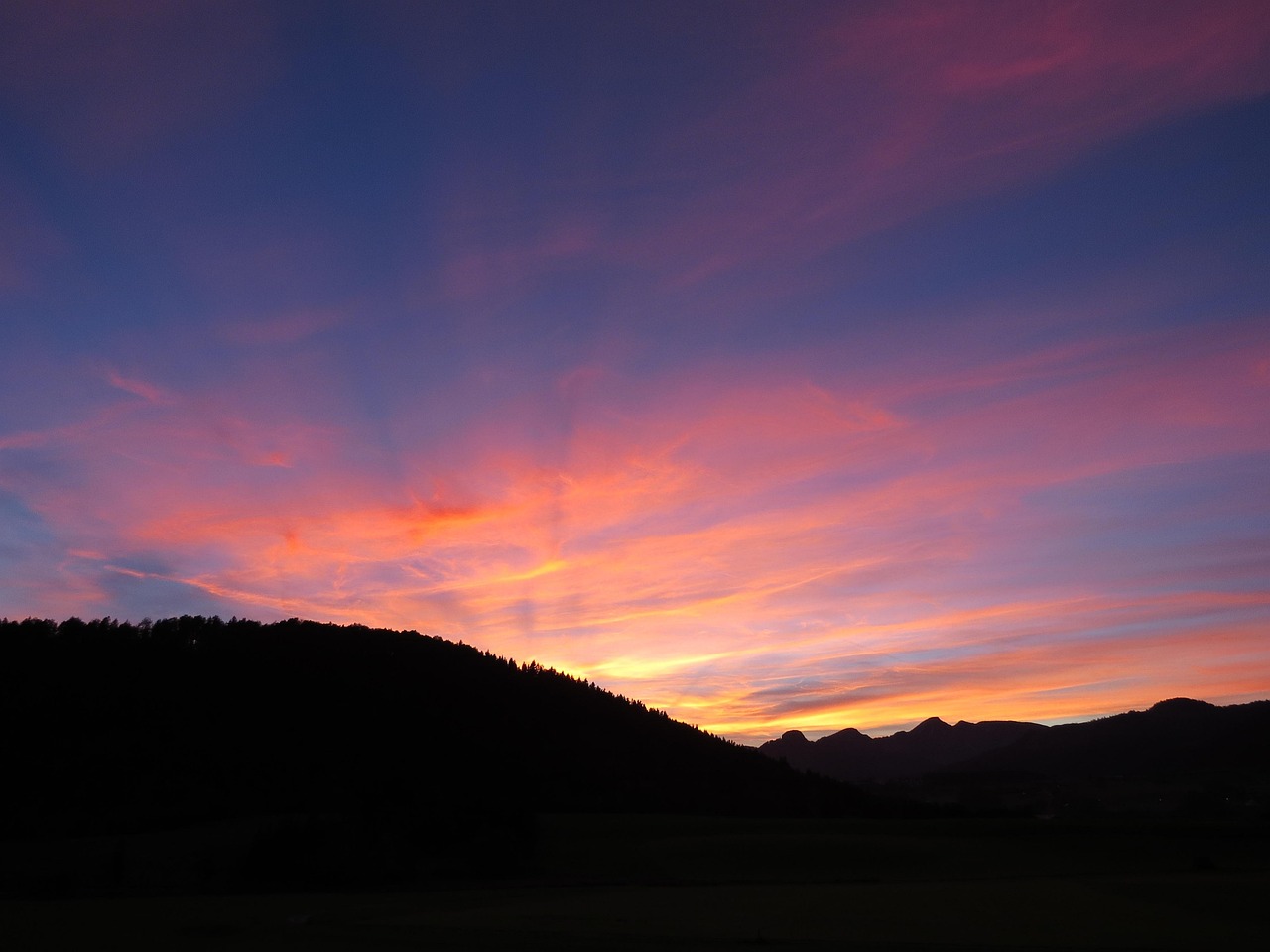 Puesta Del Sol Cielo Crepúsculo - Foto gratis en Pixabay - Pixabay